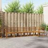 vidaXL Комплект дивани за открито 6 pcs Естествен