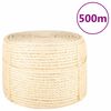vidaXL Въже, 100% сизал, 10 мм, 500 м