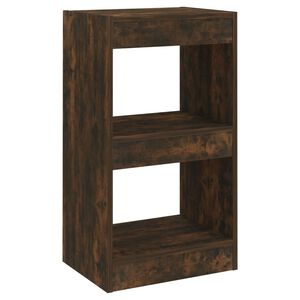 vidaXL Библиотека/разделител за стая, опушен дъб, 40x30x72 см
