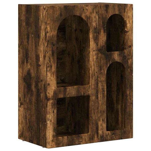 vidaXL Служебен шкаф Димян дъб 59 x 35 x 80.5 см Инженерно дърво