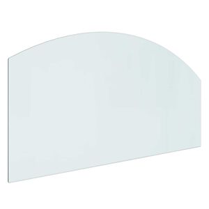 vidaXL Стъклена плоча за камина Прозрачен 100 x 50 cm Стъкло