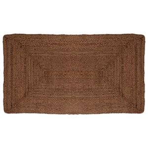 vidaXL Килим за площ Сиво 60 x 110 cm юта