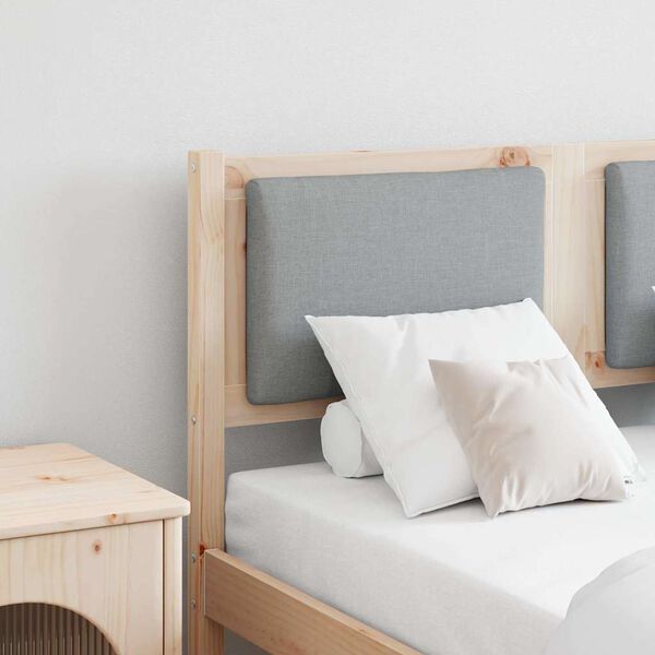 vidaXL Облегалка за глава Друг Кафяво 135 cm Борово дърво масив