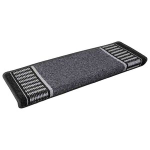vidaXL Самозалепващи стъпаловидни постелки 15 бр. 65 x 21 x 4 cm