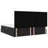 vidaXL Легло с място за съхранение и LED Черно 200 x 200 cm Кадифе