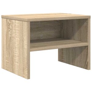 vidaXL Нощно шкафче, дъб сонома, 40x30x30 см, инженерно дърво