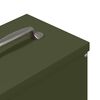 vidaXL Кокошарник Маслинено зелено 20 x 25 x 35 см