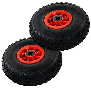 vidaXL Колела за транспортна количка 2 бр каучук 3,00-4 (245x82)