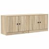 vidaXL Шкаф за легло със съхранение 2 pcs Сонома дъб 66 x 35 x 48 см