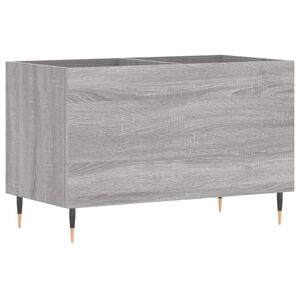 vidaXL Шкаф за винилови плочи сив сонома 74,5x38x48 см инженерно дърво