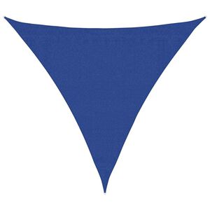 vidaXL Sunshade Sail 160 g/m&sup2; Triangular Blue 3,6x3,6x3,6 m HDPE - Untranslated