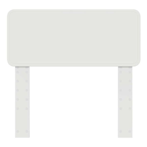 vidaXL Облегалка за глава с таблото Бяло 90 cm Инженерно дърво