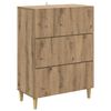 vidaXL Чекмеджетен шкаф Дъб артизан 66 x 34,5 x 90 см