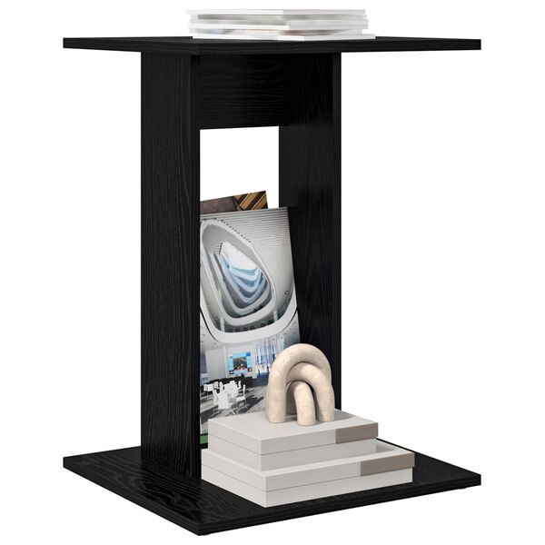 vidaXL Странична маса Черния дъб 45 x 40 x 62,5 см Инженерно дърво