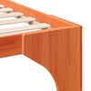 vidaXL Рамка за легло Кафяво 75 x 190 cm Солидно борово дърво