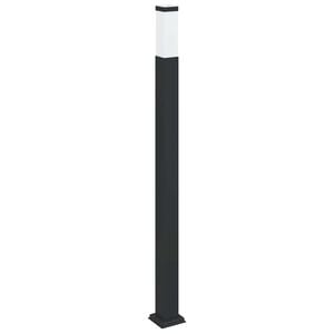 vidaXL Осветителна колона 110 см, черна, IP44