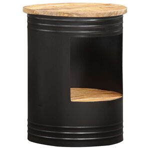 vidaXL Маса за кафе, 43x55 см, масивно мангово дърво