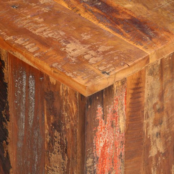 vidaXL ТВ шкаф, 110x30x40 cм, регенерирано дърво масив