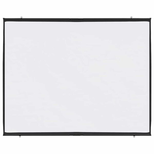 vidaXL Прожекционен екран за стена, висящ 90 инча 4: 3