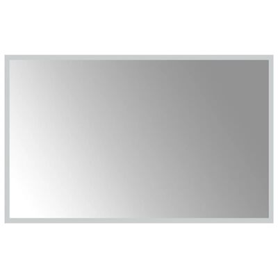 vidaXL LED огледало за баня, 80x50 см