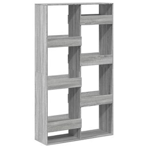 vidaXL Разделител за стая, сив сонома, 100x33x175 см, инженерно дърво