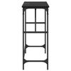vidaXL Конзолна маса Черния дъб 75 x 32 x 75 см Инженерно дърво