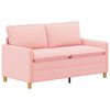 vidaXL Диван Розово 156 x 81 x 87,5 см Текстил