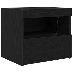 vidaXL Нощен шкаф Черния дъб 50 x 40 x 45 cm Инженерна дървесина