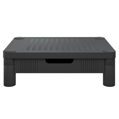 vidaXL Поставка за монитор, черна, 43x30,5x13 см