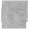 vidaXL Гардероб, бетонно сив, 70x32,5x35 см, инженерно дърво