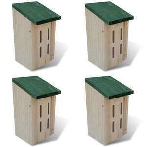vidaXL Къщи за пеперуди 14x15x22 см, 4 бр