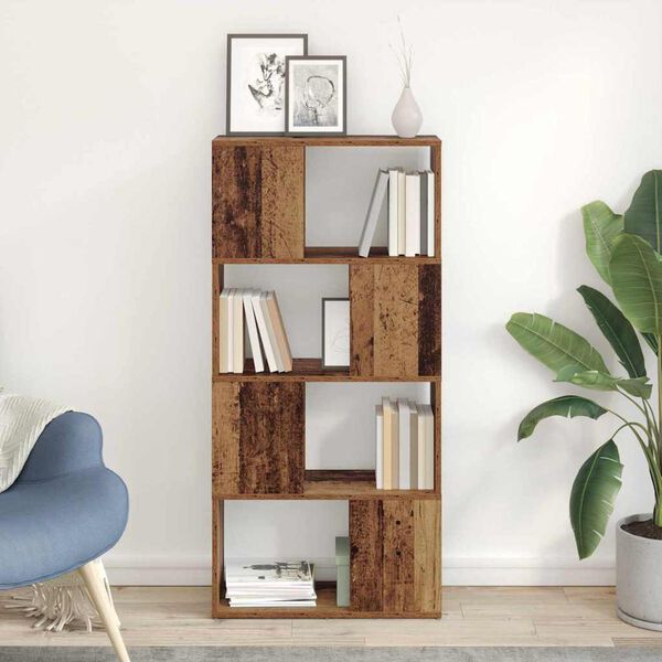 vidaXL Комплект ТВ шкаф Кафяво 60 x 24 x 125,5 см Инженерно дърво