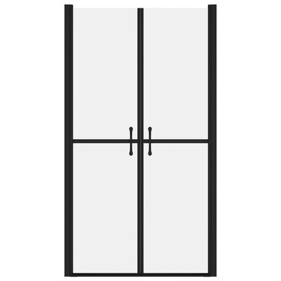 vidaXL Врата за душ, матирано ESG стъкло, (93-96)x190 см