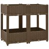 vidaXL Повдигната леха, 80x40x71 см, полипропилен