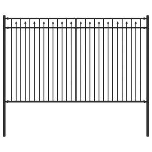vidaXL Оградна колче BAARLO 200 x 116 cm Прахово боядисана стомана