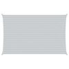 vidaXL Слънчево платно за сянка Светлосив и бял 8 x 5 m