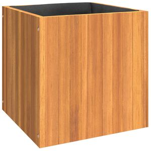 vidaXL Градинска кашпа 45x45x45 см масивна акация