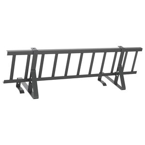 vidaXL Снегозадържател за покрив Антрацит 100 x 29,5 x 34,5 см Стомана