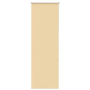 vidaXL Ролкова щора Blackout Бежова 40x130 cm Ширина на плата 35,7 cm