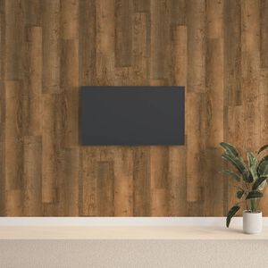 vidaXL Стенни панели, с вид на дърво, кафяви, PVC, 2,06 м&sup2;