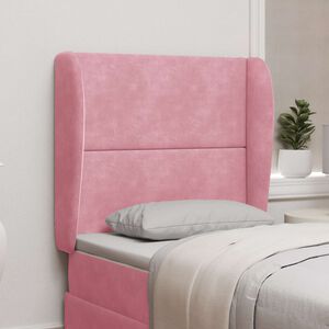 vidaXL Ушичка на таблата Розово 80 x 23 x 6 см Кадифе