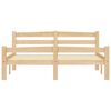 vidaXL Рамка за легло, бор масив, 140x200 cм