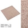 vidaXL Килим 20 pcs Бежово 50 x 50 cm 100% Полипропилен