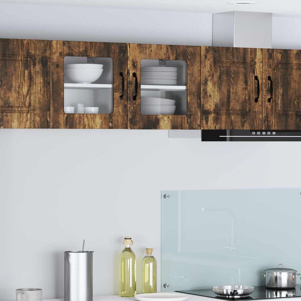 vidaXL Кухненски шкаф 2 pcs Димян дъб 40 x 31 x 40 см Инженерно дърво