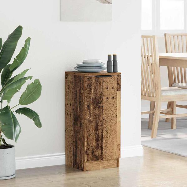 vidaXL Служебен шкаф Старо дърво 30 x 30 x 70 см Инженерно дърво