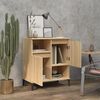 vidaXL Сайдборд, дъб сонома, 60x35x70 см, инженерно дърво