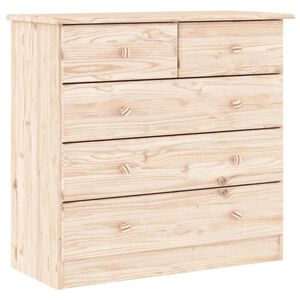 vidaXL Скрин ALTA, 77x35x73 см, бор масив