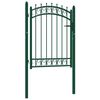 vidaXL Оградни врати EMMEN 104 x 109,5 cm С ключалка