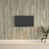 vidaXL Стенни панели, с вид на дърво, сиви, PVC, 2,06 м&sup2;