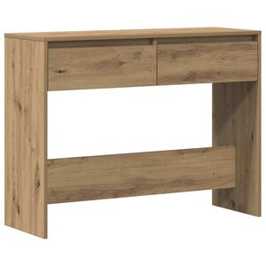 vidaXL Конзолна маса, дъб артизан, 100x35x76,5 см, инженерно дърво
